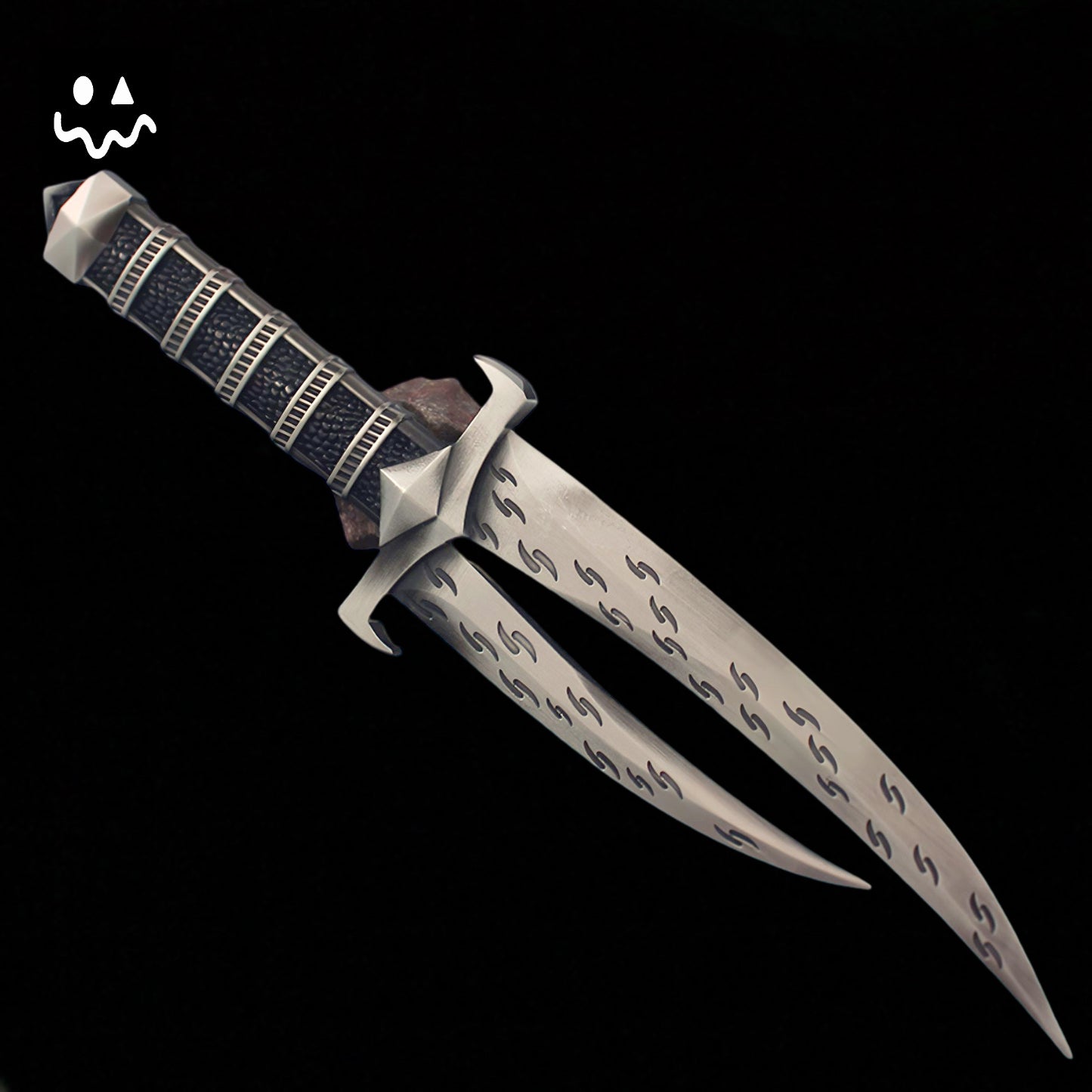 28CM/11" Escape from Tarkov Cultist knife Blunt Blade MetalDagger