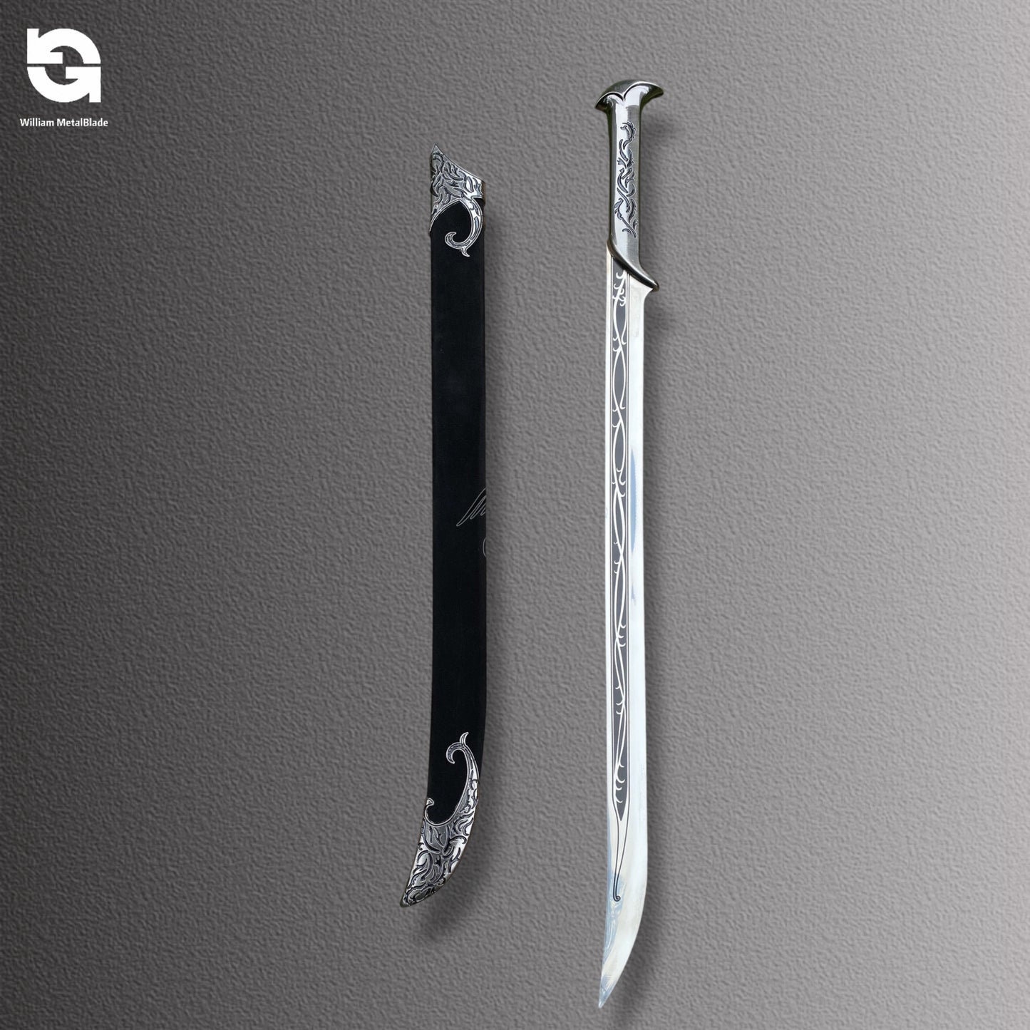 1:1 Life Size Thranduil's Elf King Sword Life-size Metal Replica
