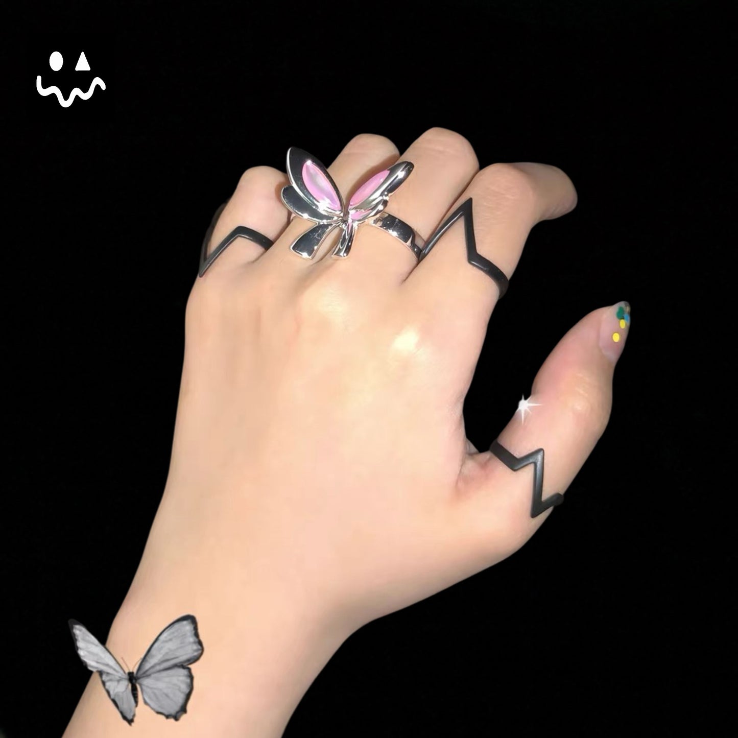 Val CloveClearlove Cosplay Ring S925 Silver Material 9 In 1 Gift Box