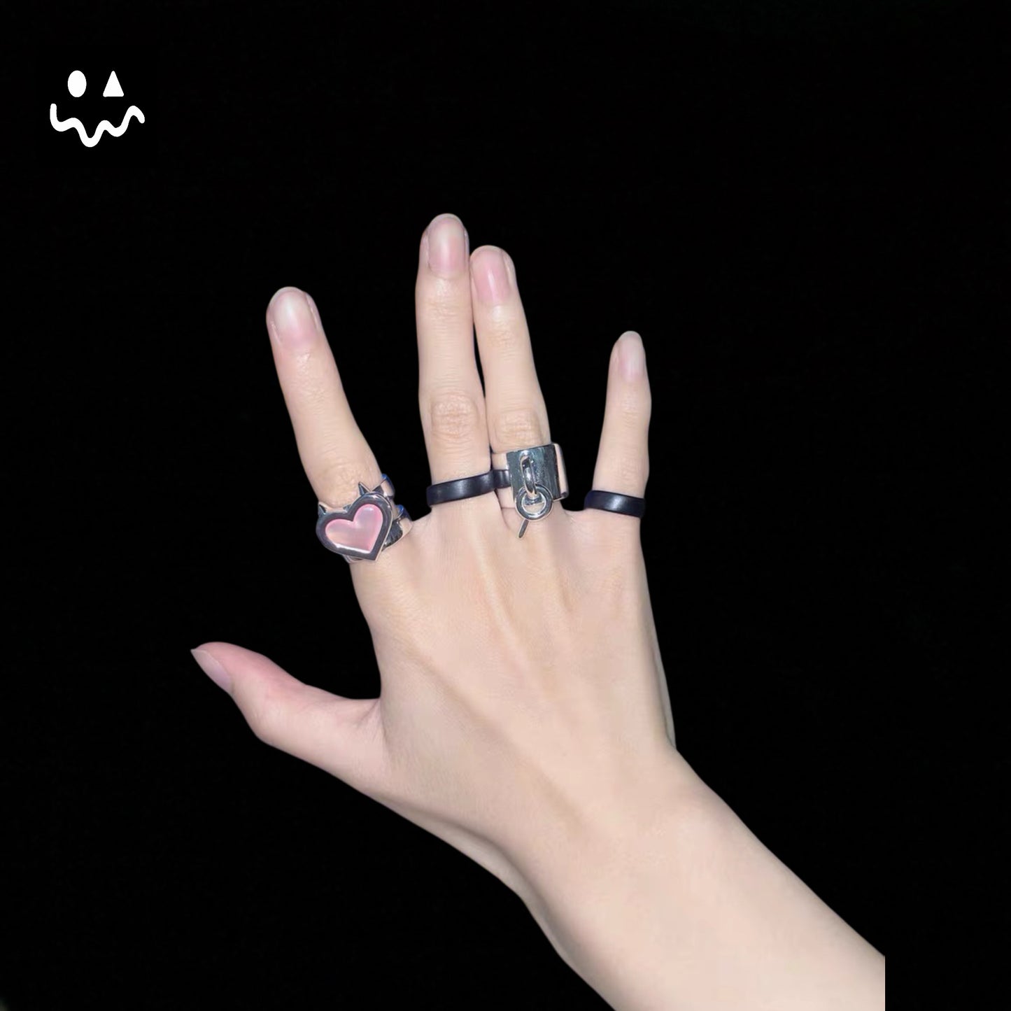 Val CloveClearlove Cosplay Ring S925 Silver Material 9 In 1 Gift Box