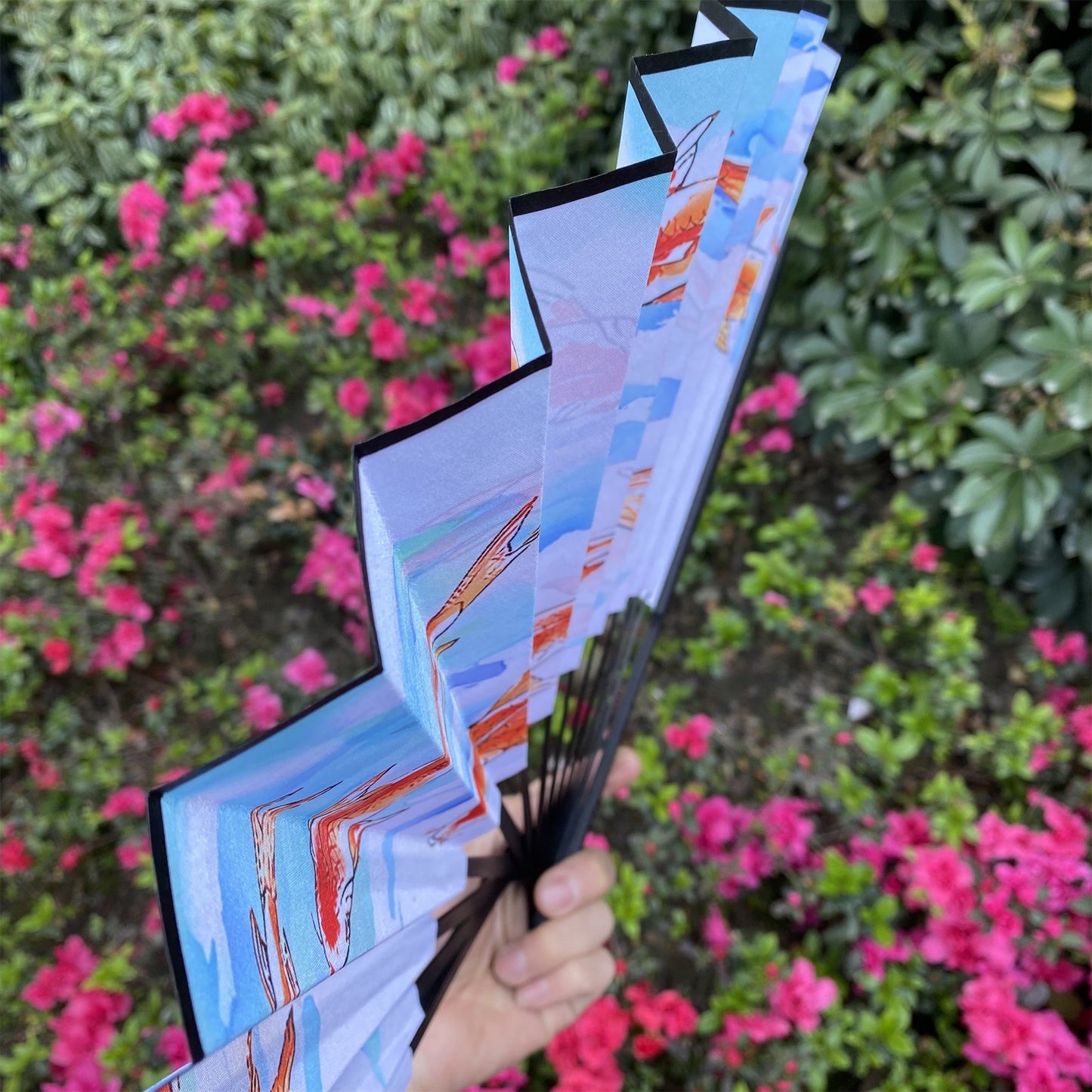 Val Equilibrium Folding Fan Cosplay Prop 2 Options