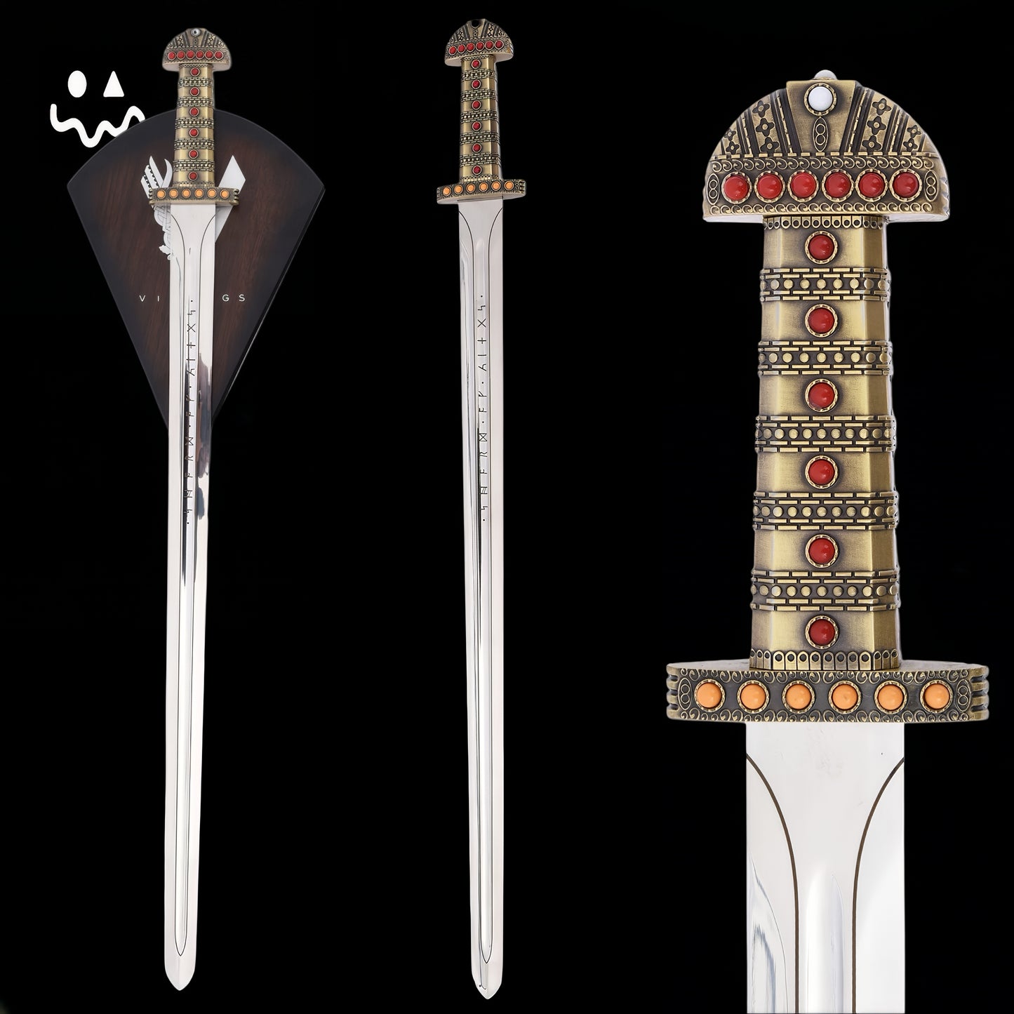 Viking Sword of Ragnar Lothbrok Life-size Metal Replica