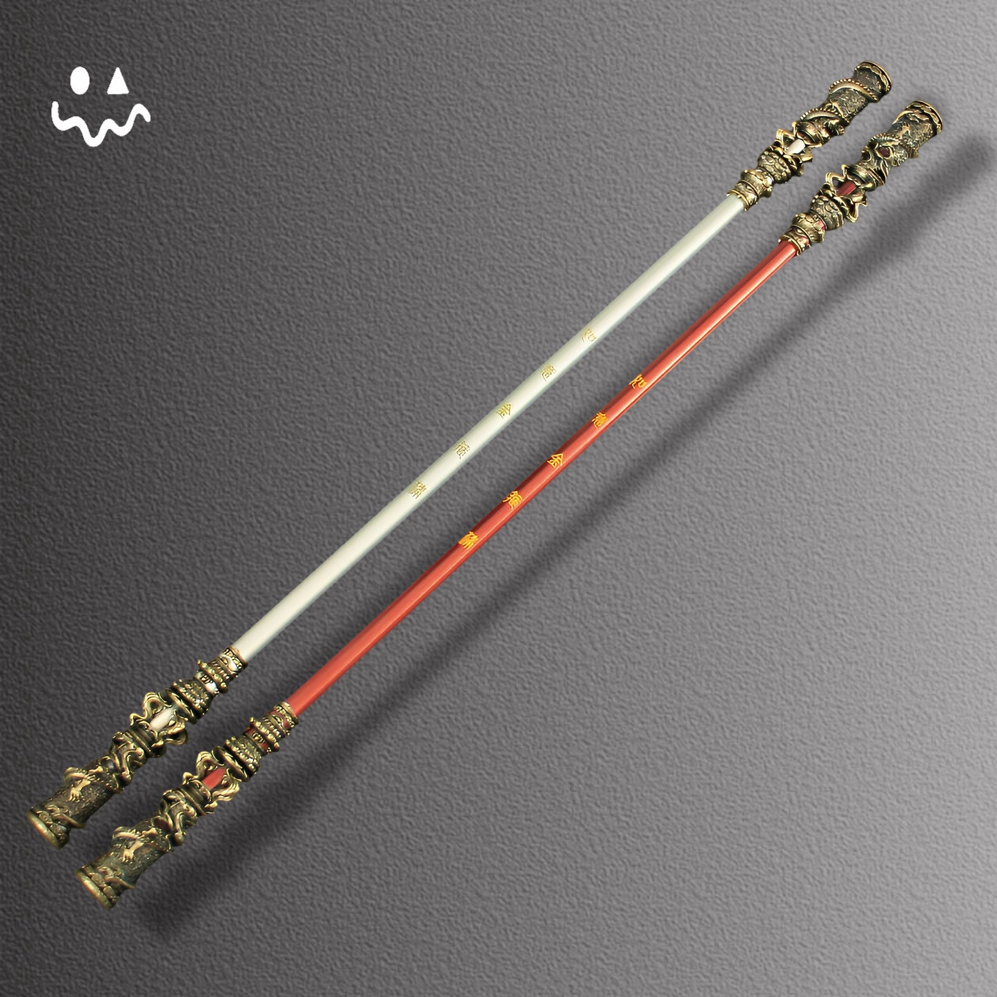 50CM/19.7'' Black Myth Wukong Metal Wukong Ruyi Jingu Bang Replica