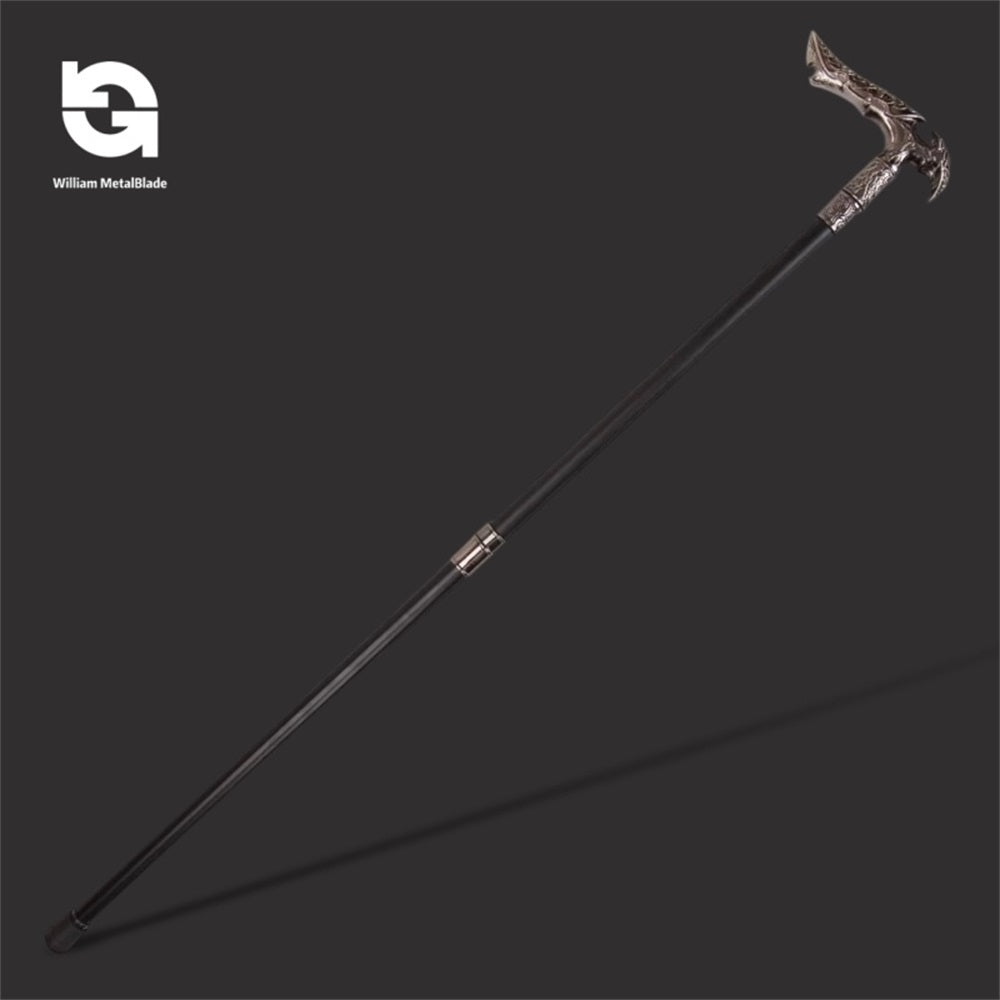 Vintage Gentleman Walking Canes Alloy Decorative Cosplay Canes