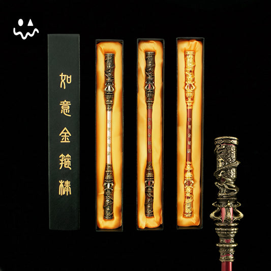 22CM/8.6" Black Myth: Wukong Golden Cudgel Metal Replica Gift Box