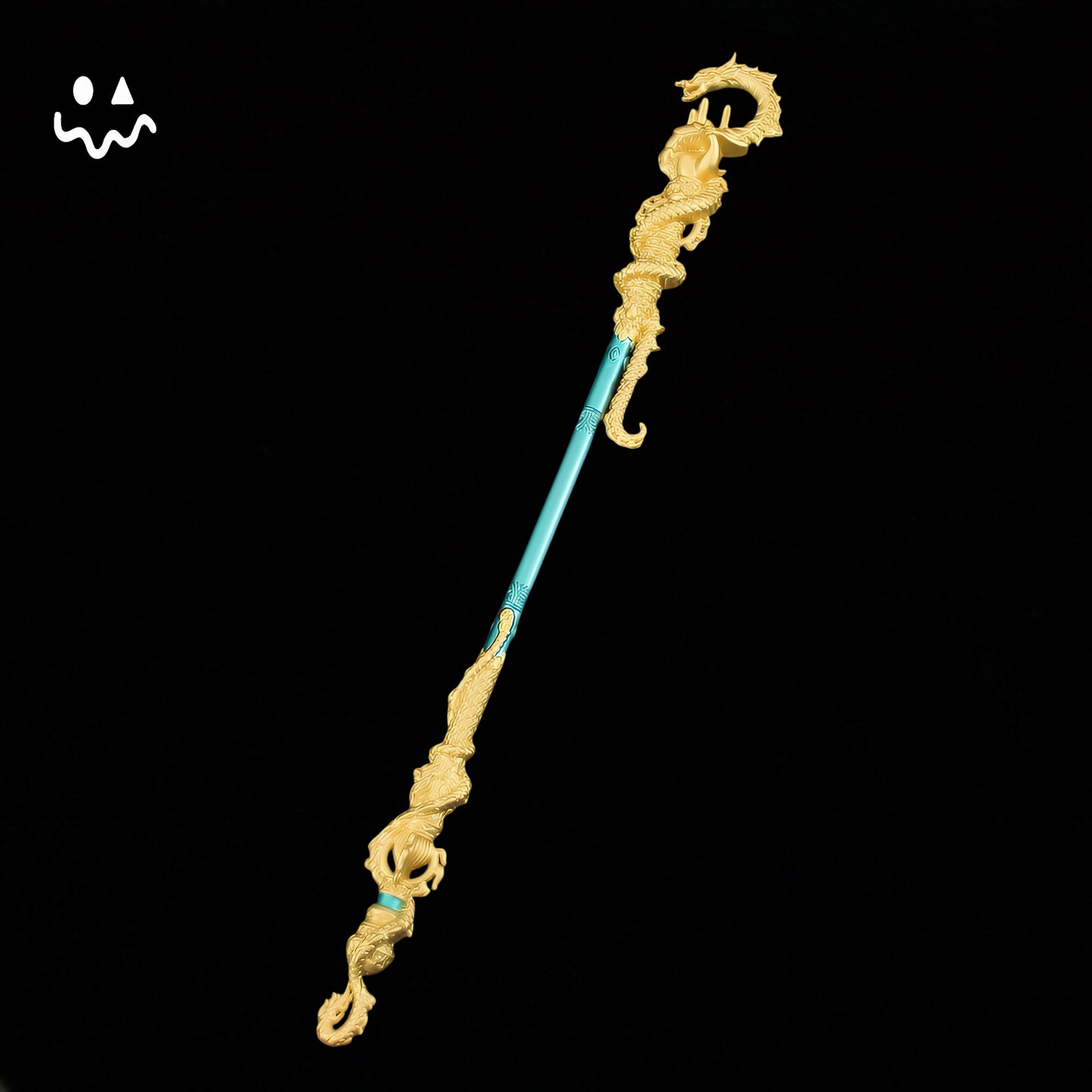 Black Myth Wukong Loong Staff Metal Replica Gift Box 35CM/11.8''