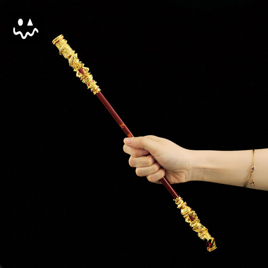 40CM/15.7'' Black Myth Wukong Metal Wukong Ruyi Jingu Bang Replica