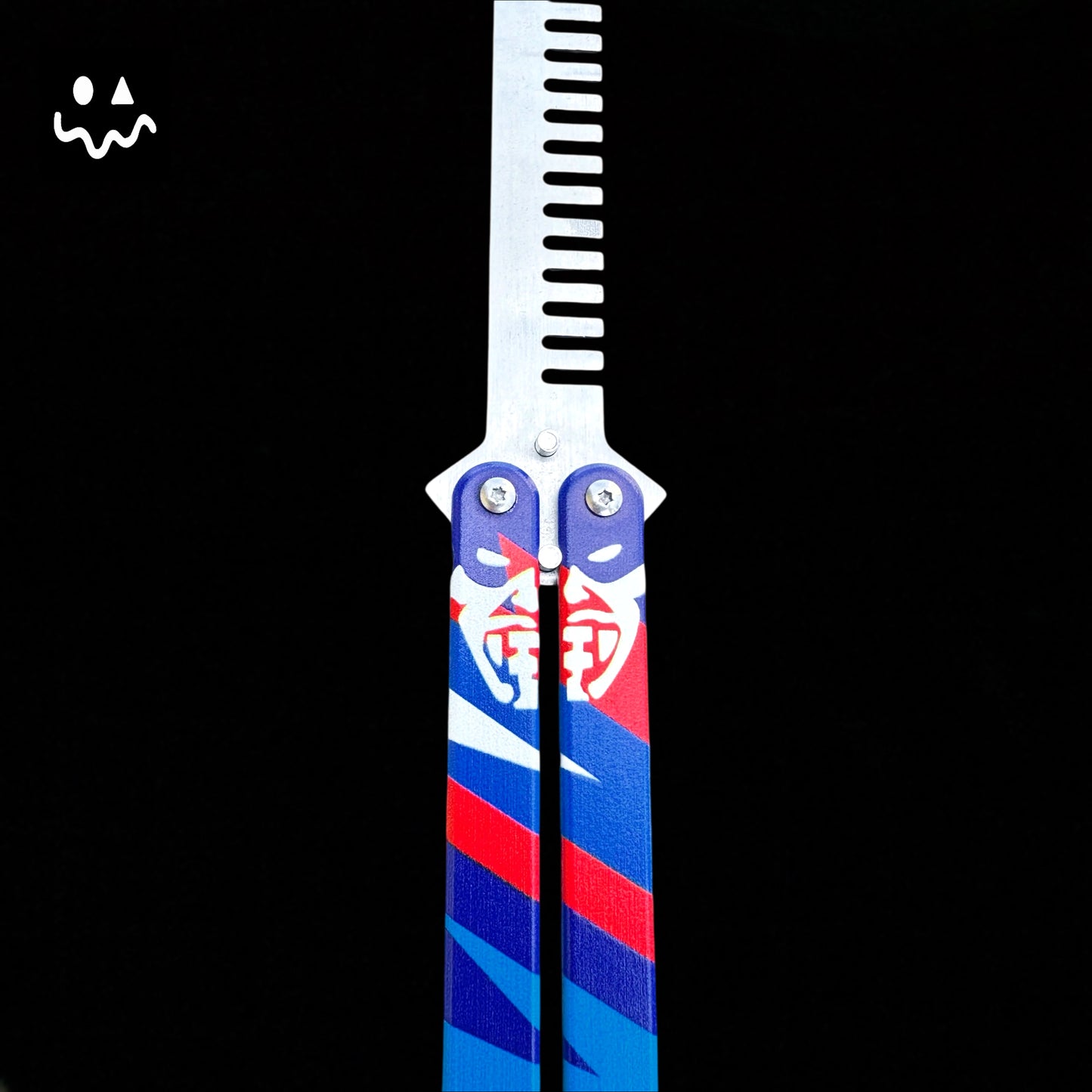 Stainless Steel Yoru Comb Balisong Butterfly Trainer Replica & Yoru Mask