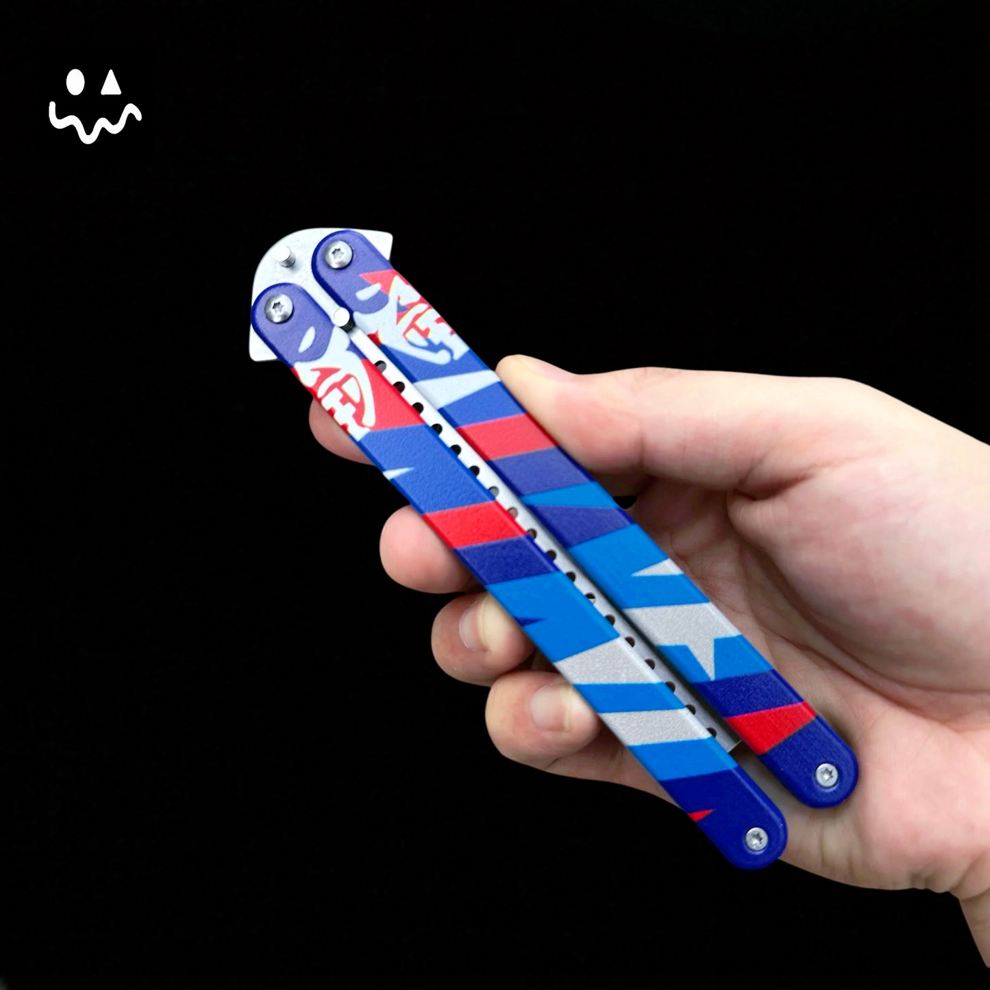 Stainless Steel Yoru Comb Balisong Butterfly Trainer Replica & Yoru Mask