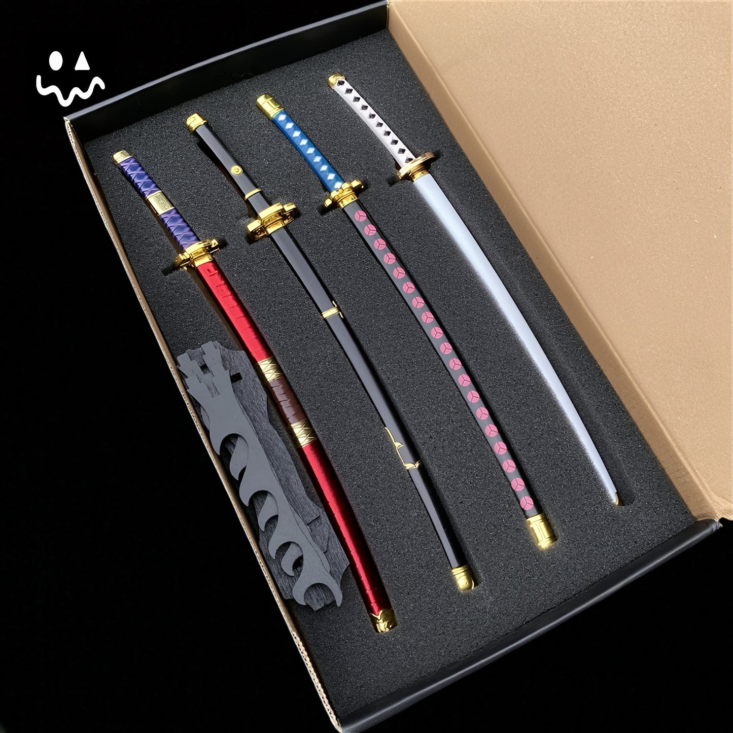 Roronoa Zoro Swords Small Alloy Katana Replica Gift Box