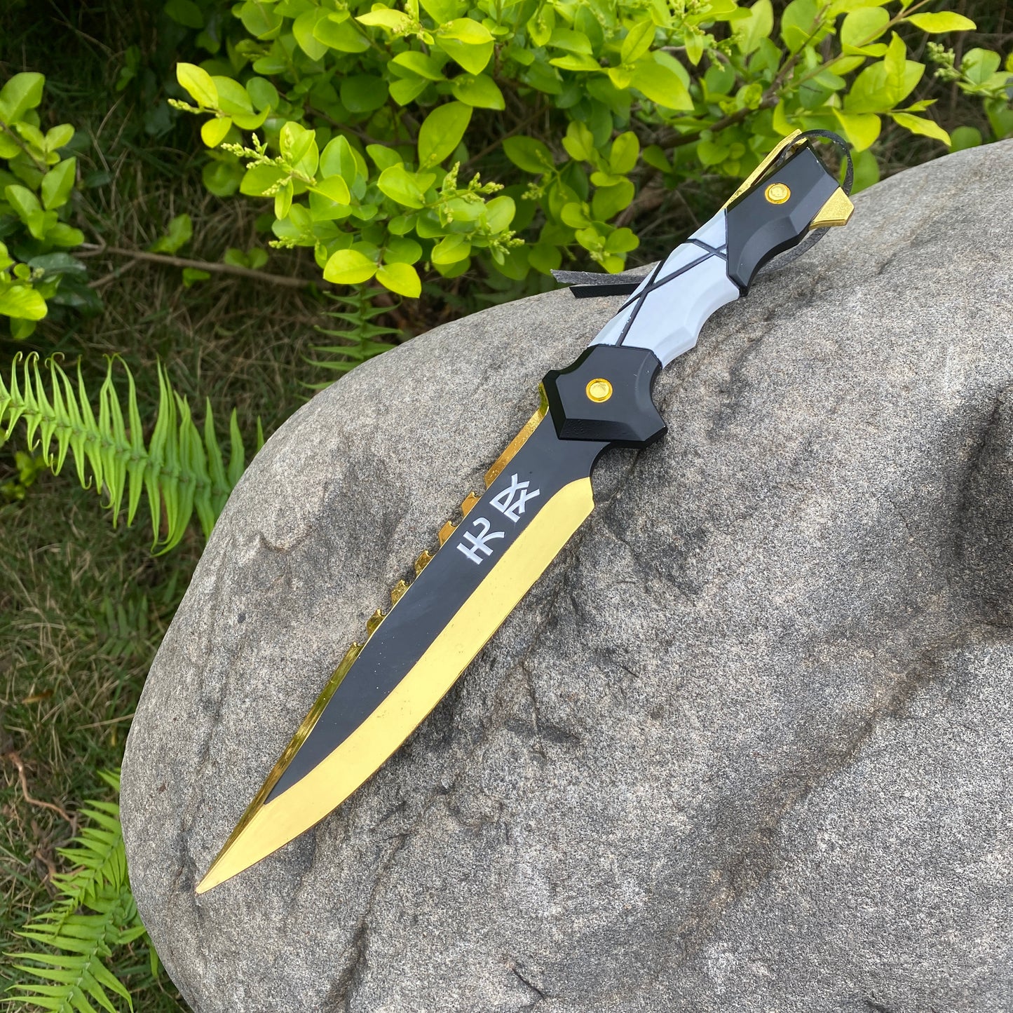 29CM/11.4'' Ego Knife Metal Blunt Blade Safety Cosplay Prop Game Collection