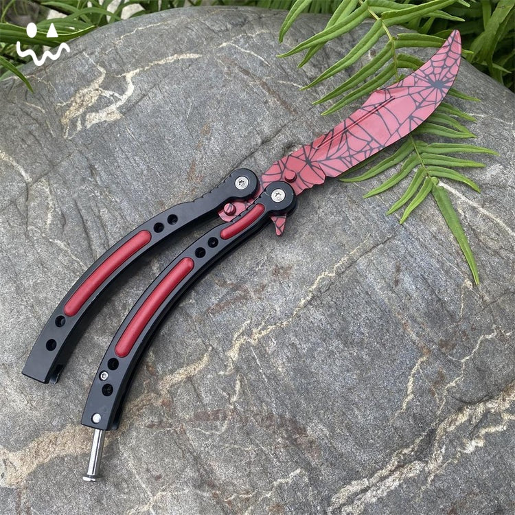 CS Balisong Blunt Blade Trainer Metal Replica Collection