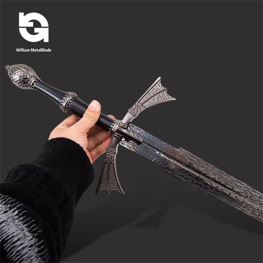 Life-size Dark Sister Sword Metal Blunt Blade Replica 104CM/40.9"