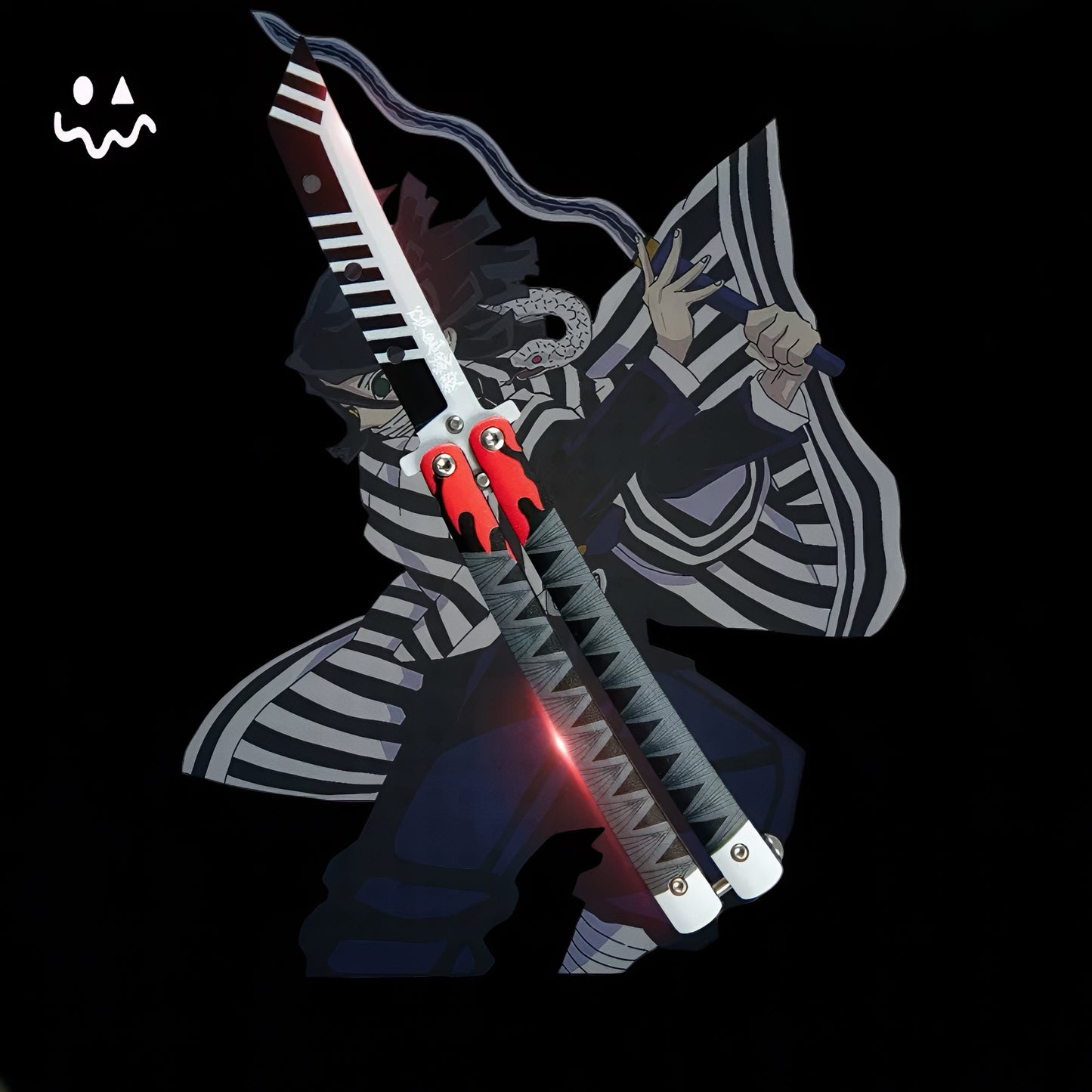 Demon Slayer Creative Butterfly Knife Training Knife