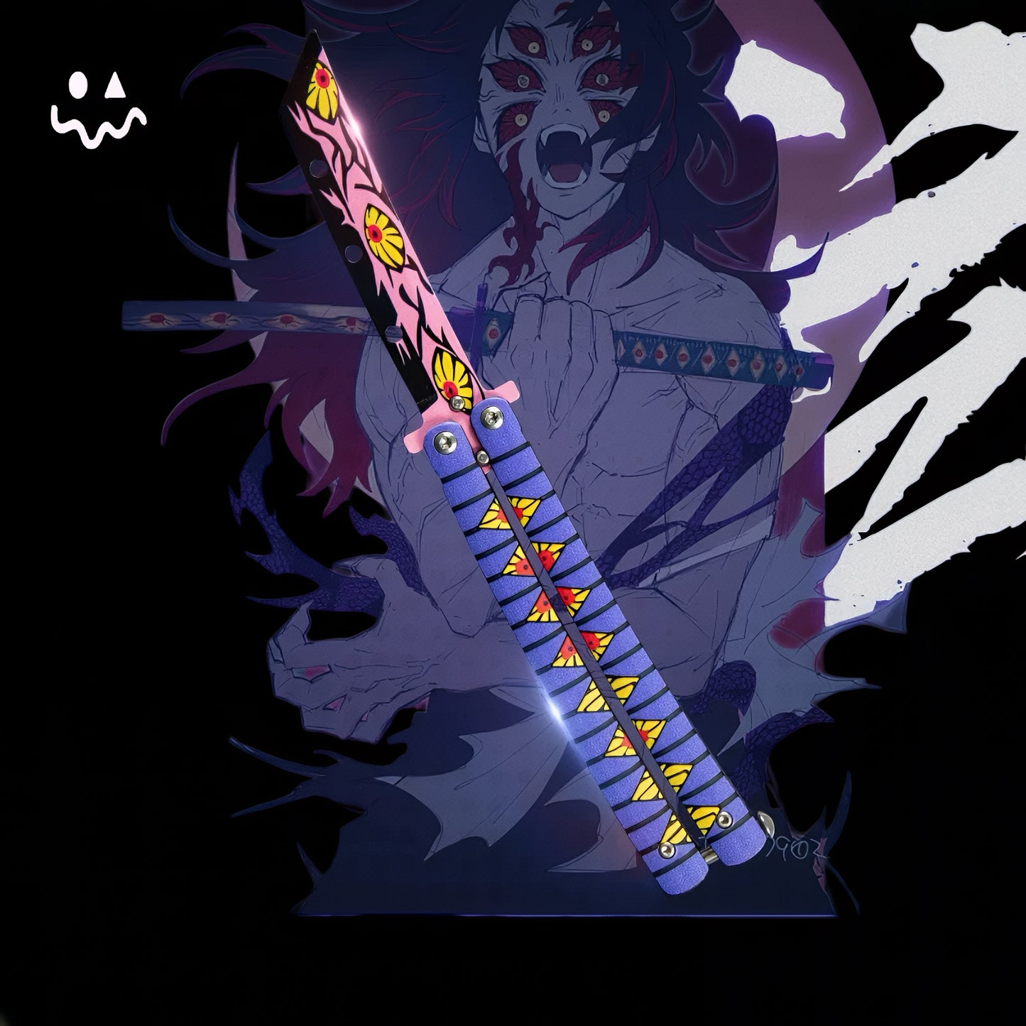 Demon Slayer Creative Butterfly Knife Training Knife