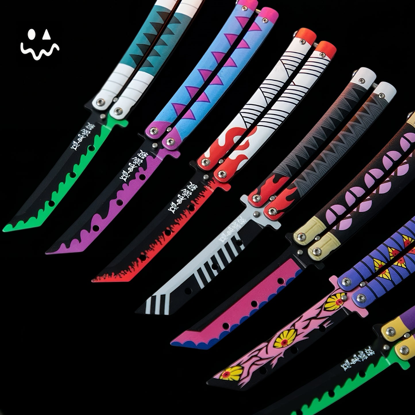 Demon Slayer Creative Butterfly Knife Training Knife