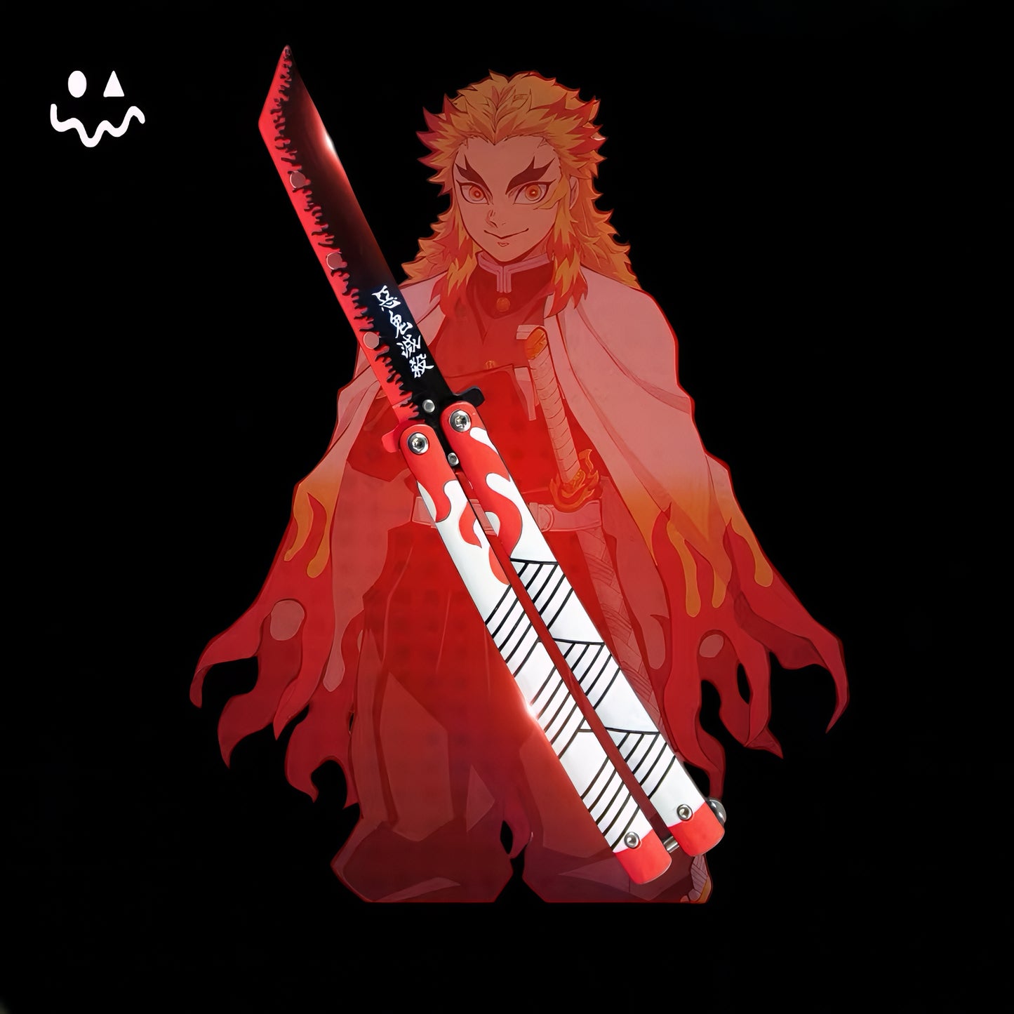 Demon Slayer Creative Butterfly Knife Training Knife