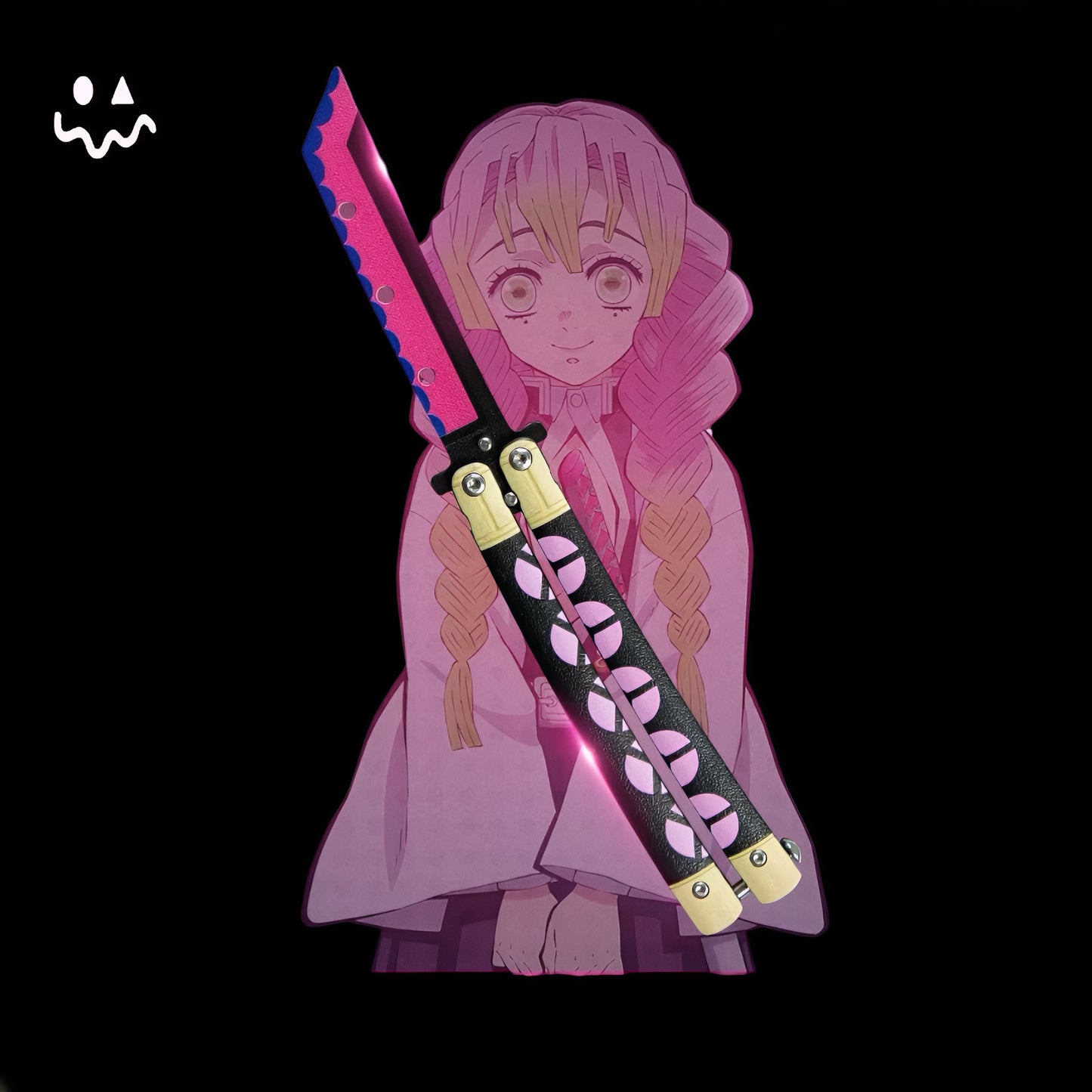 Demon Slayer Creative Butterfly Knife Training Knife