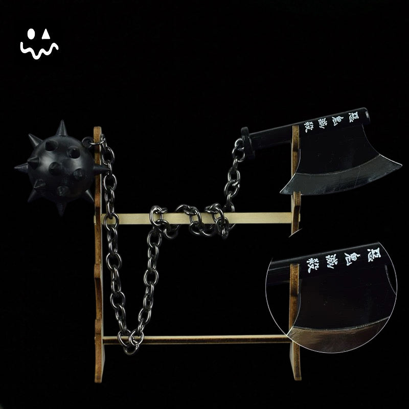 Metal Small Size Demon Killer Katanas Nichirin Swords Blunt Blade Room Decoration