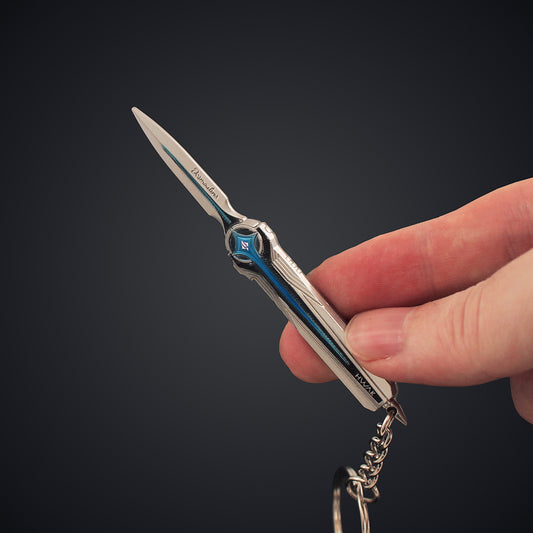 Mini DF Polaris Knife Keychain Metal Game Prop