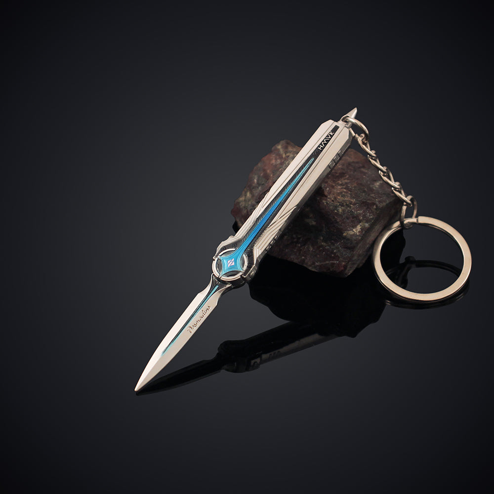 Mini DF Polaris Knife Keychain Metal Game Prop