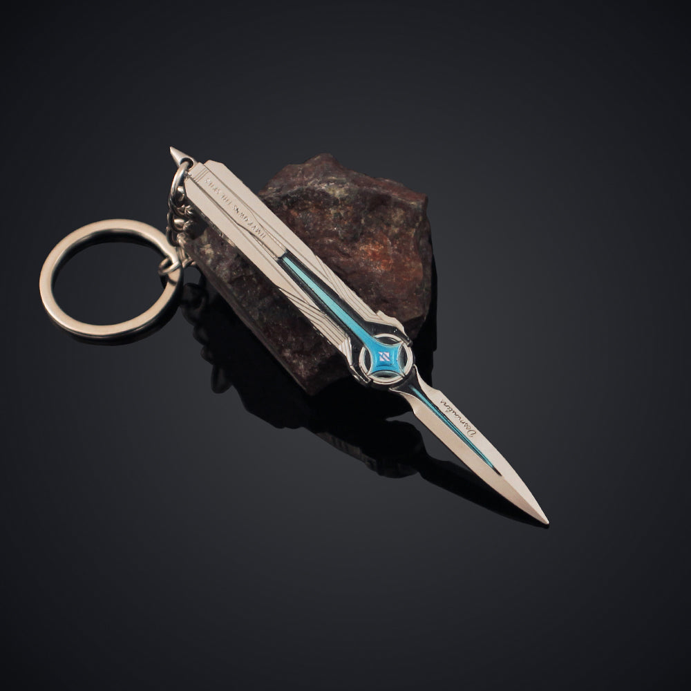 Mini DF Polaris Knife Keychain Metal Game Prop