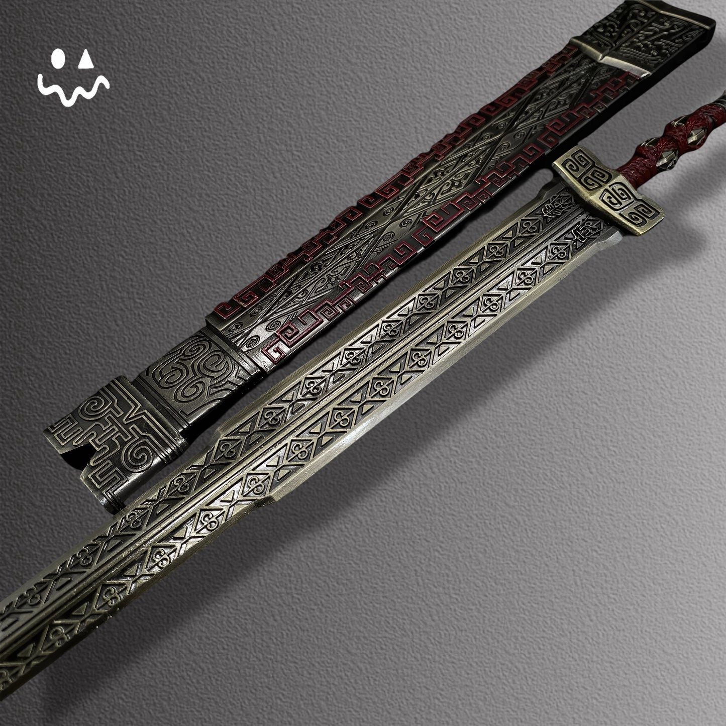 Naraka: Bladepoint Game Peripherals Ding Qin Sword Metal Craft Weapon