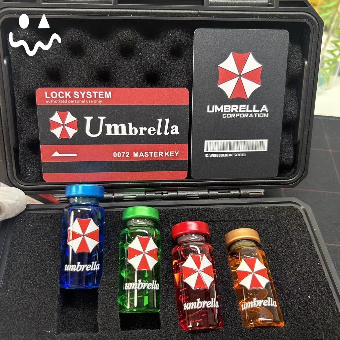 RE Virus samples With Umbrella Corporation Tool Box Set