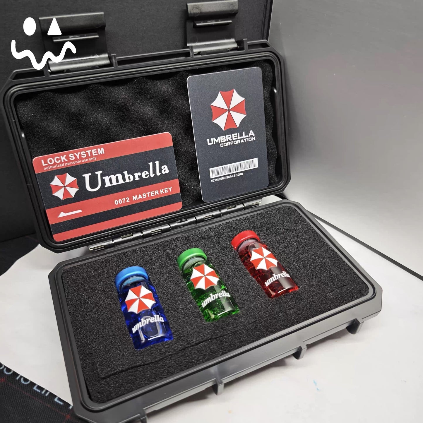 RE Virus samples With Umbrella Corporation Tool Box Set