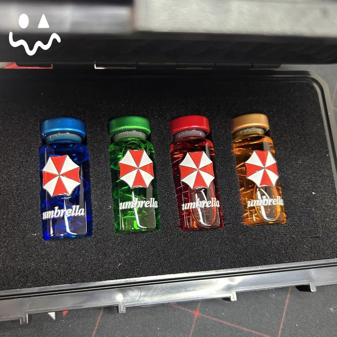 RE Virus samples With Umbrella Corporation Tool Box Set