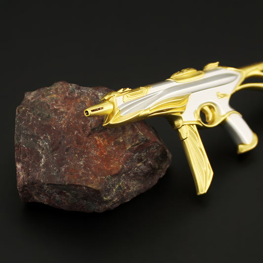Val Metal Golden Gun Model Keychain