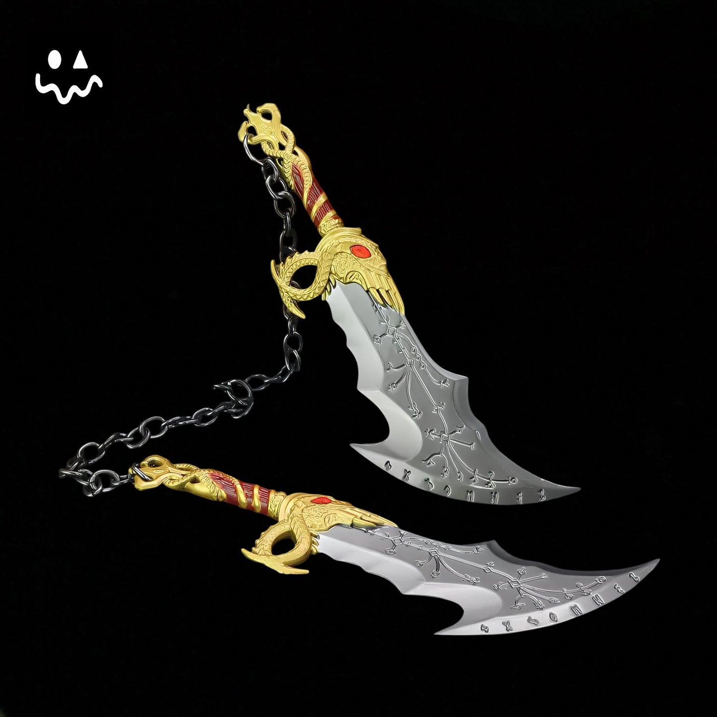Metal GOW Kratos Classical Weapon Miniatures Replica