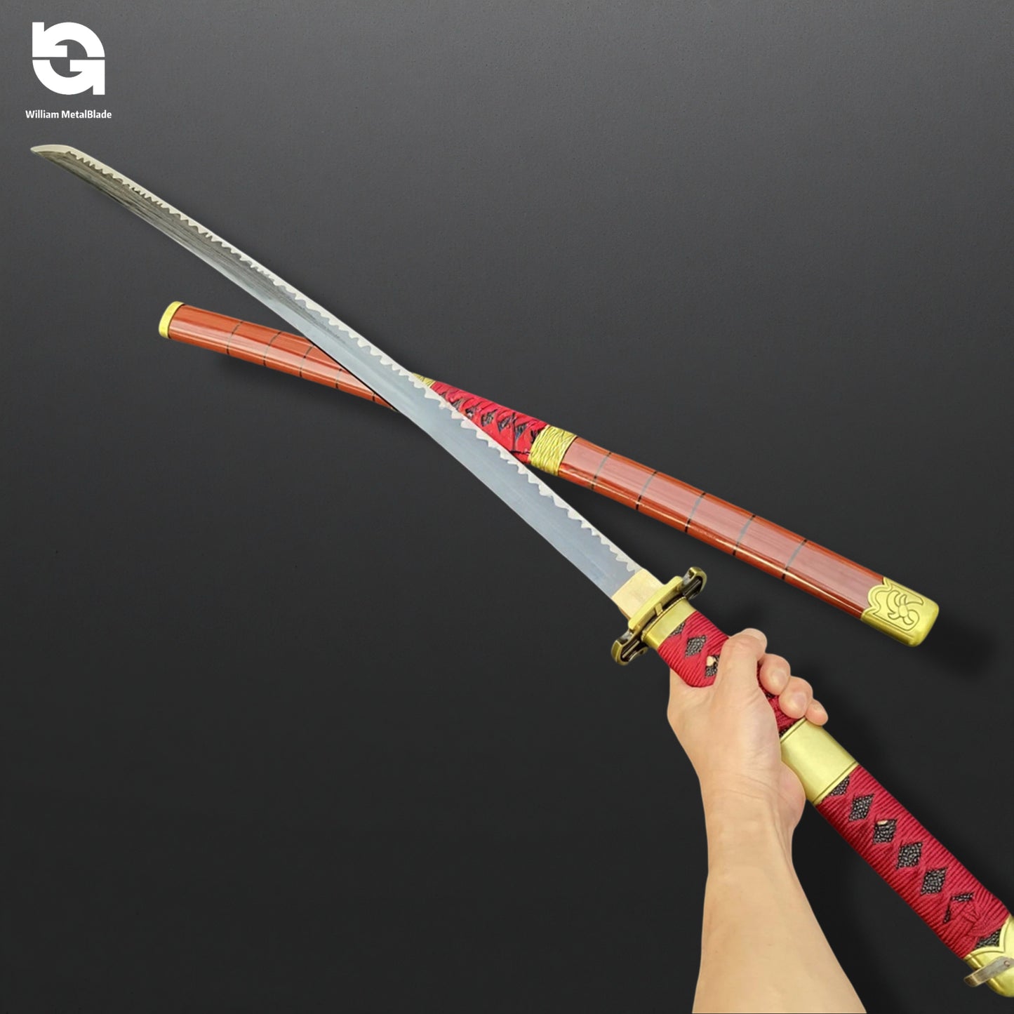 Hot Anime Katana Metal 1:1 Life Size Cosplay Props