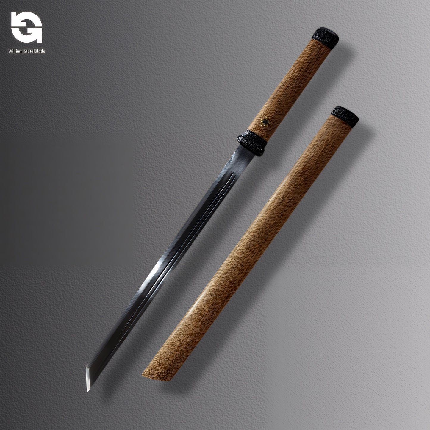 Chinese Longquan Sword Tang Sword High Manganese Steel Blunt Blade