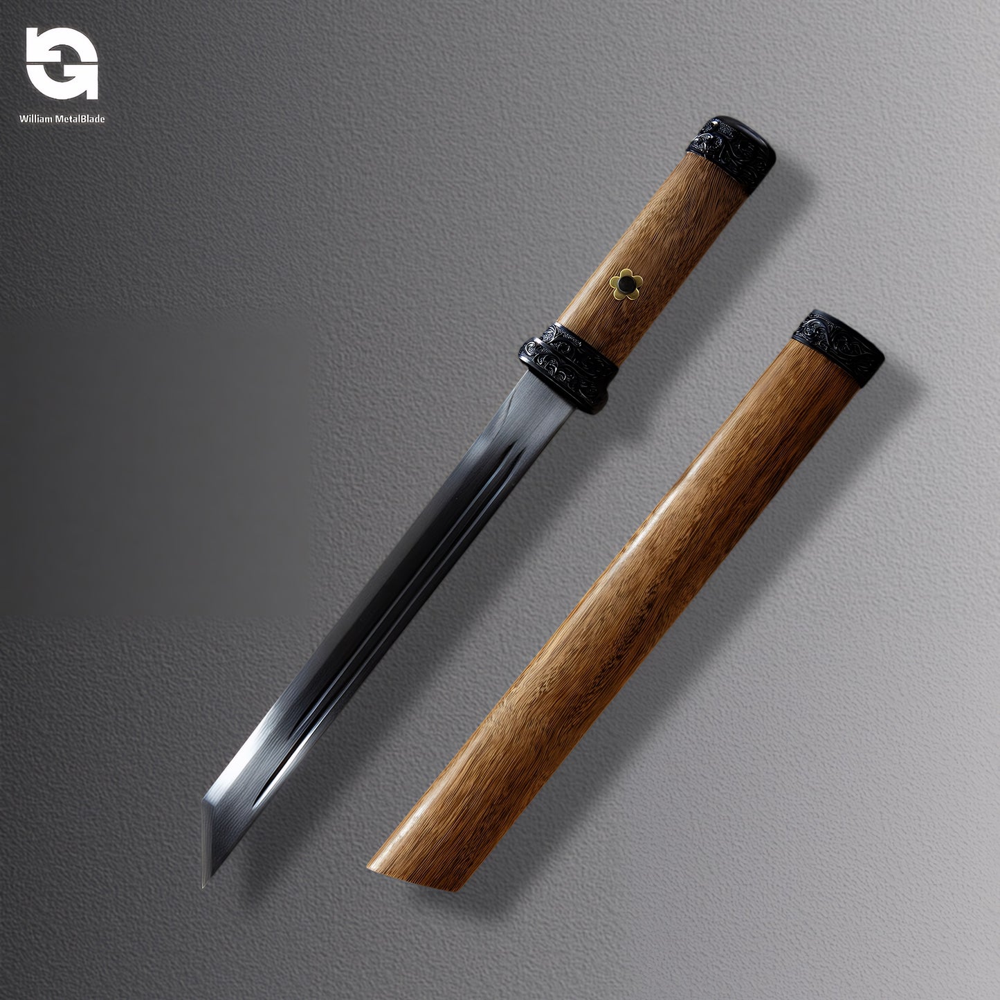 Chinese Longquan Sword Tang Sword High Manganese Steel Blunt Blade