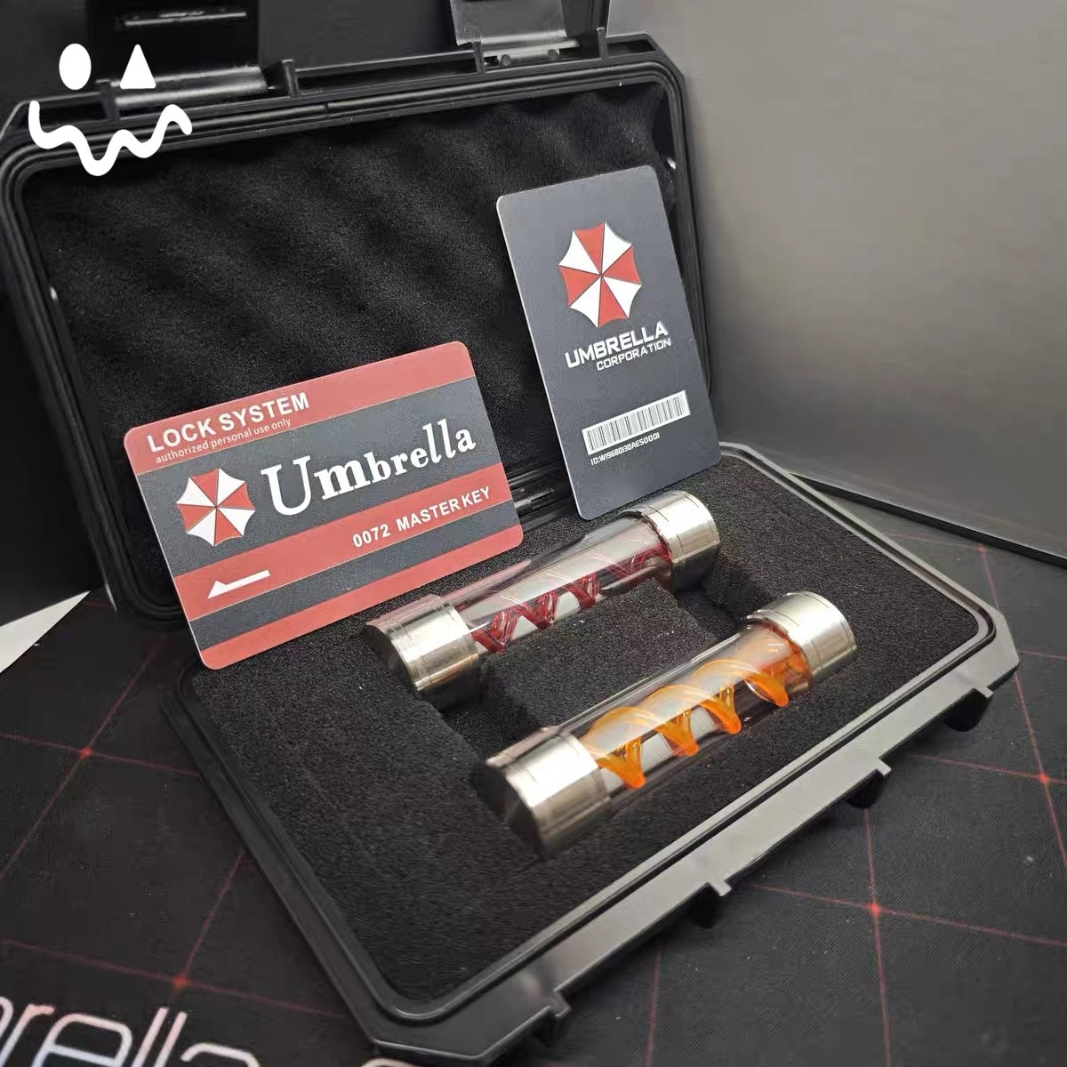 RE T Sample Bottle Handmade Model With Umbrella Box Set