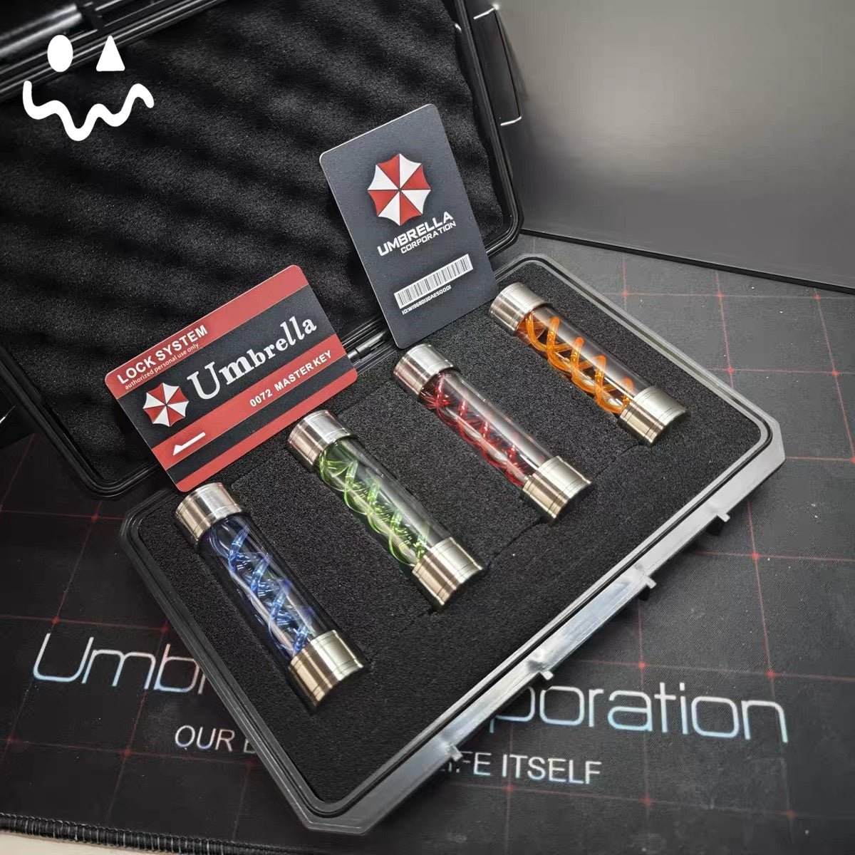 RE T Sample Bottle Handmade Model With Umbrella Box Set