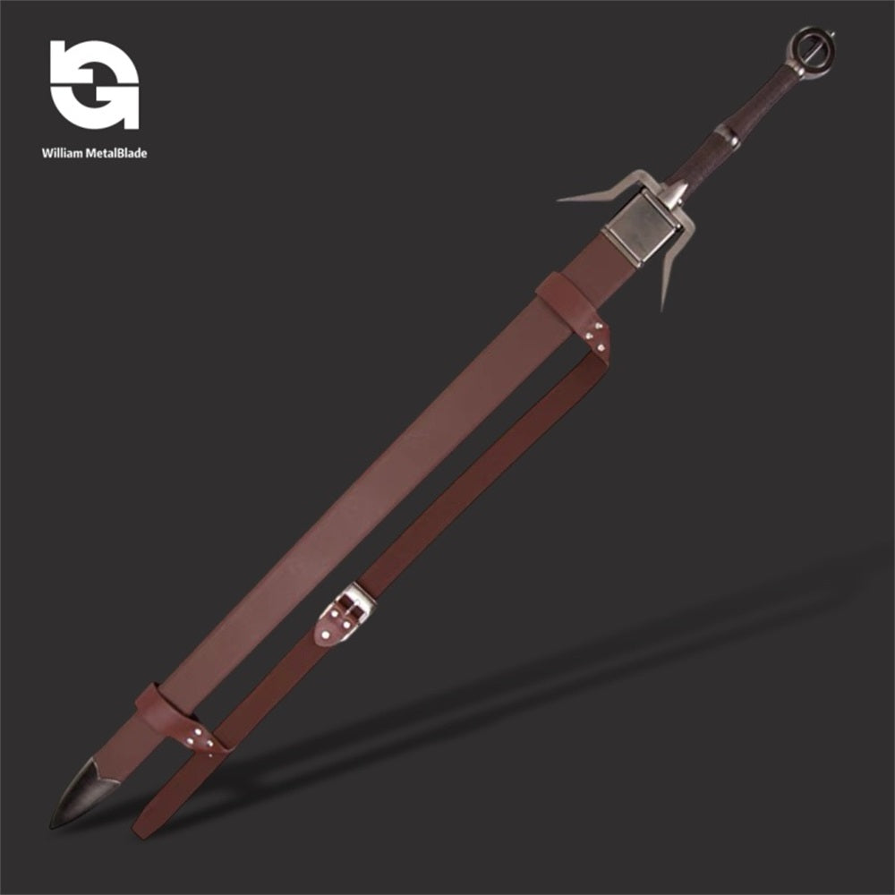 1:1 Life Size Geralt of Rivia's Aerondight Silver  Blunt Sword Replica 129CM/50.8"