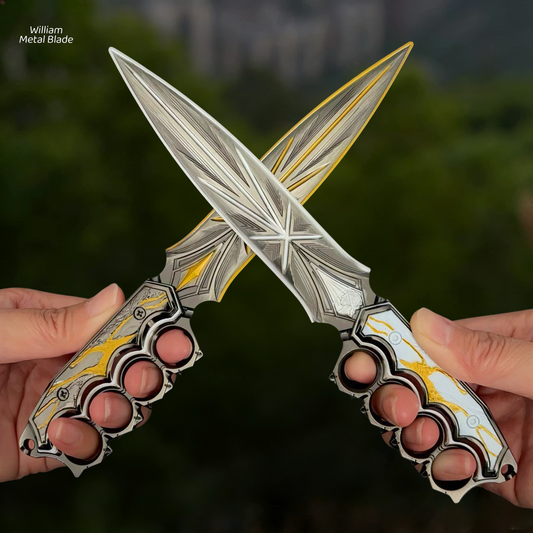 10.2"Arena Breakout Nights Judgement Blunt Blade Dagger Knife