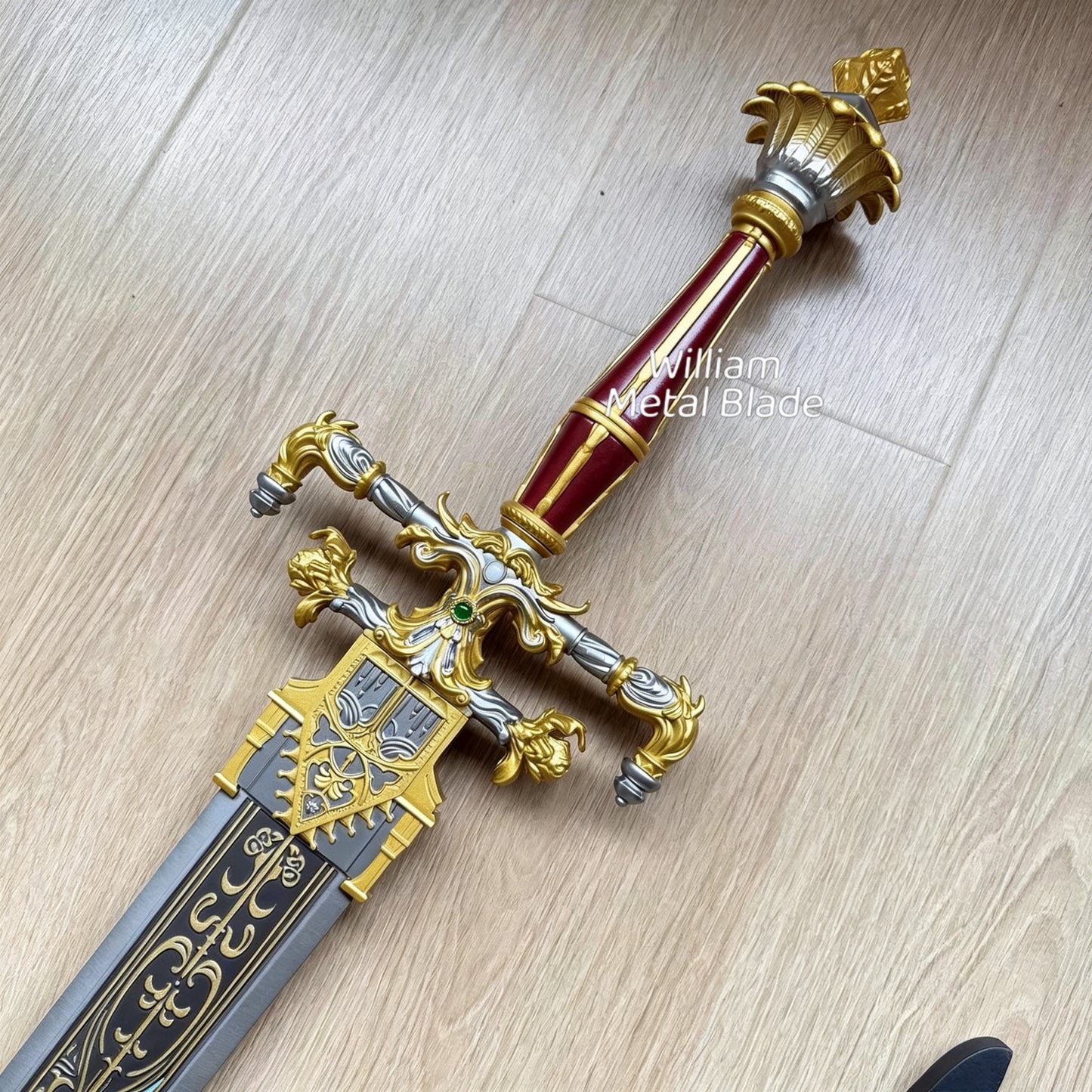 111CM/43.7" Elden Ring Night And Flame Sword Metal Replica