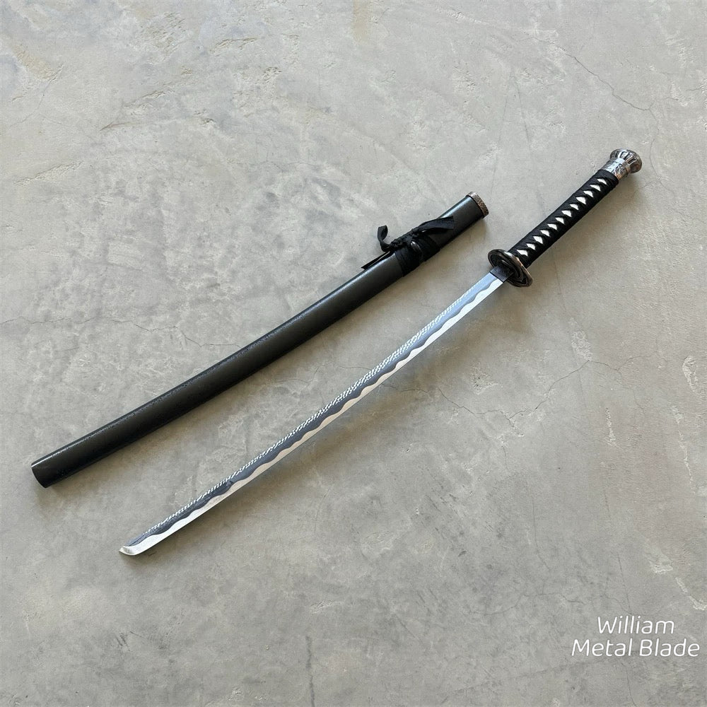 1:1 Life-Size Metal Replica Moonveil Katana Blunt Blade 130CM/51.1"