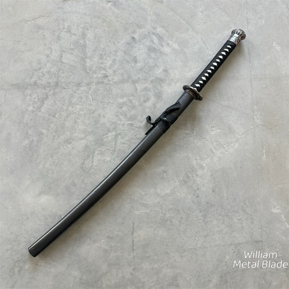 1:1 Life-Size Metal Replica Moonveil Katana Blunt Blade 130CM/51.1"