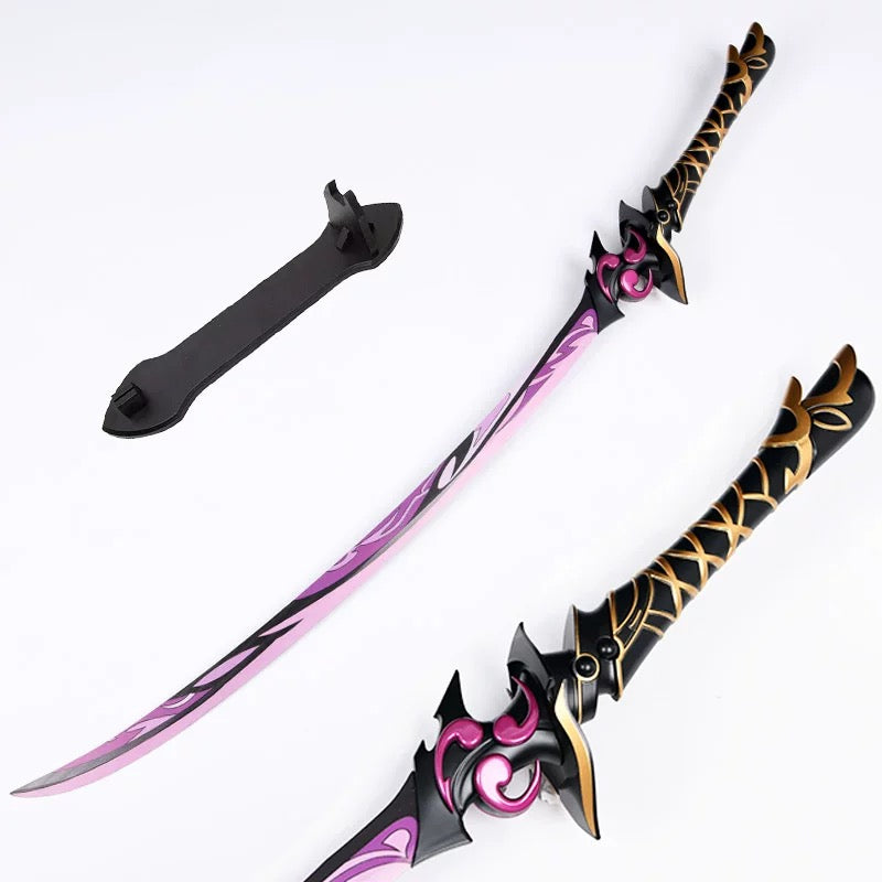 1:1 Raiden Shogun's Electro Sword Metal Prop