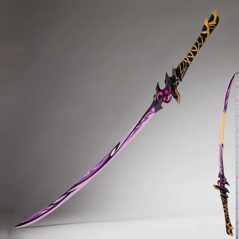 1:1 Raiden Shogun's Electro Sword Metal Prop