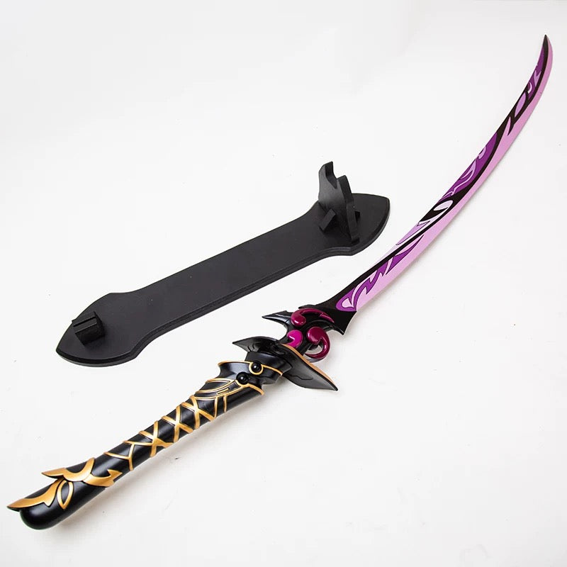 1:1 Raiden Shogun's Electro Sword Metal Prop