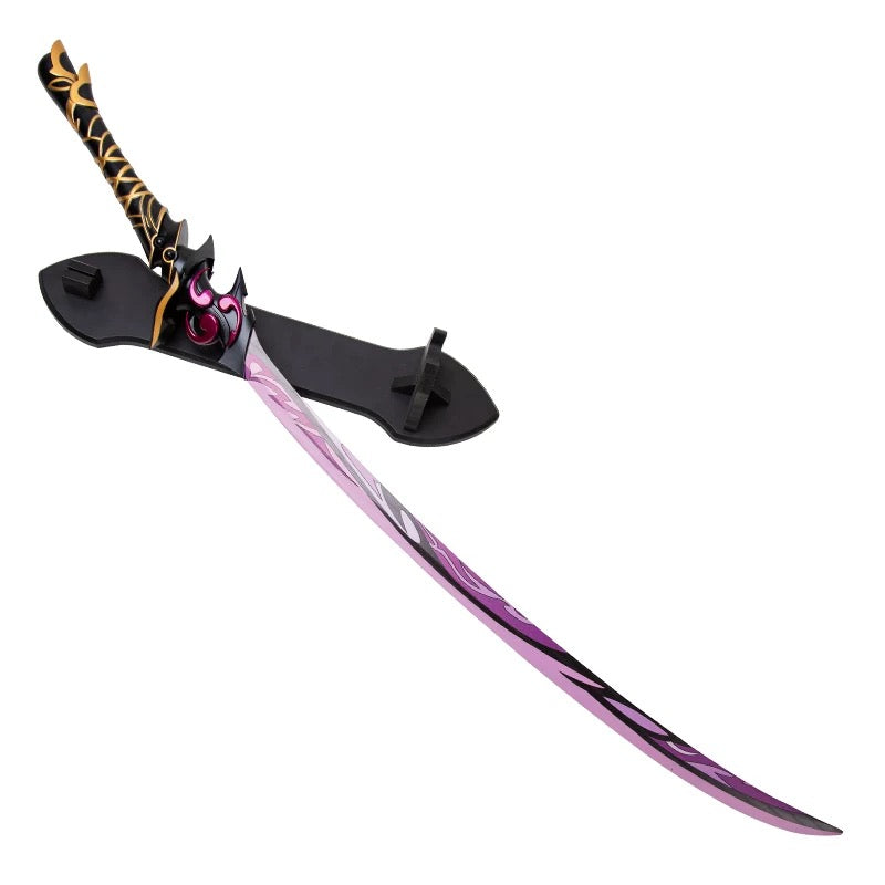 1:1 Raiden Shogun's Electro Sword Metal Prop