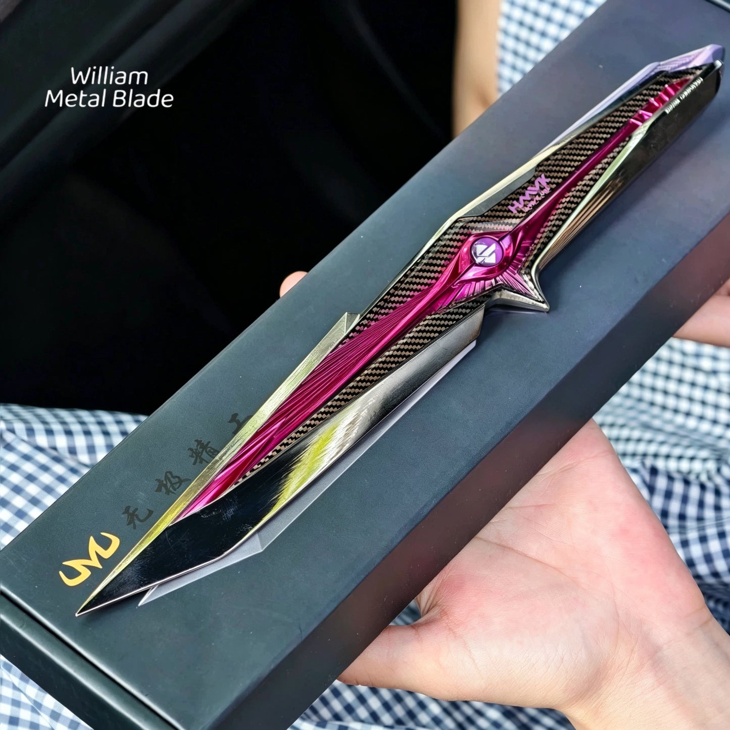1:1 S9 Season New Knife Skin Falling Star Delta Force Game Knife IRL Replica Knife Blunt Blade