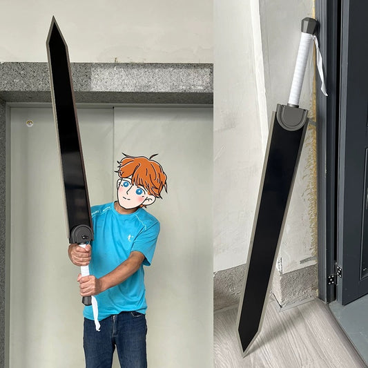 120CM/42.1" Life-size Guts Sword Metal Replica Cosplay Prop