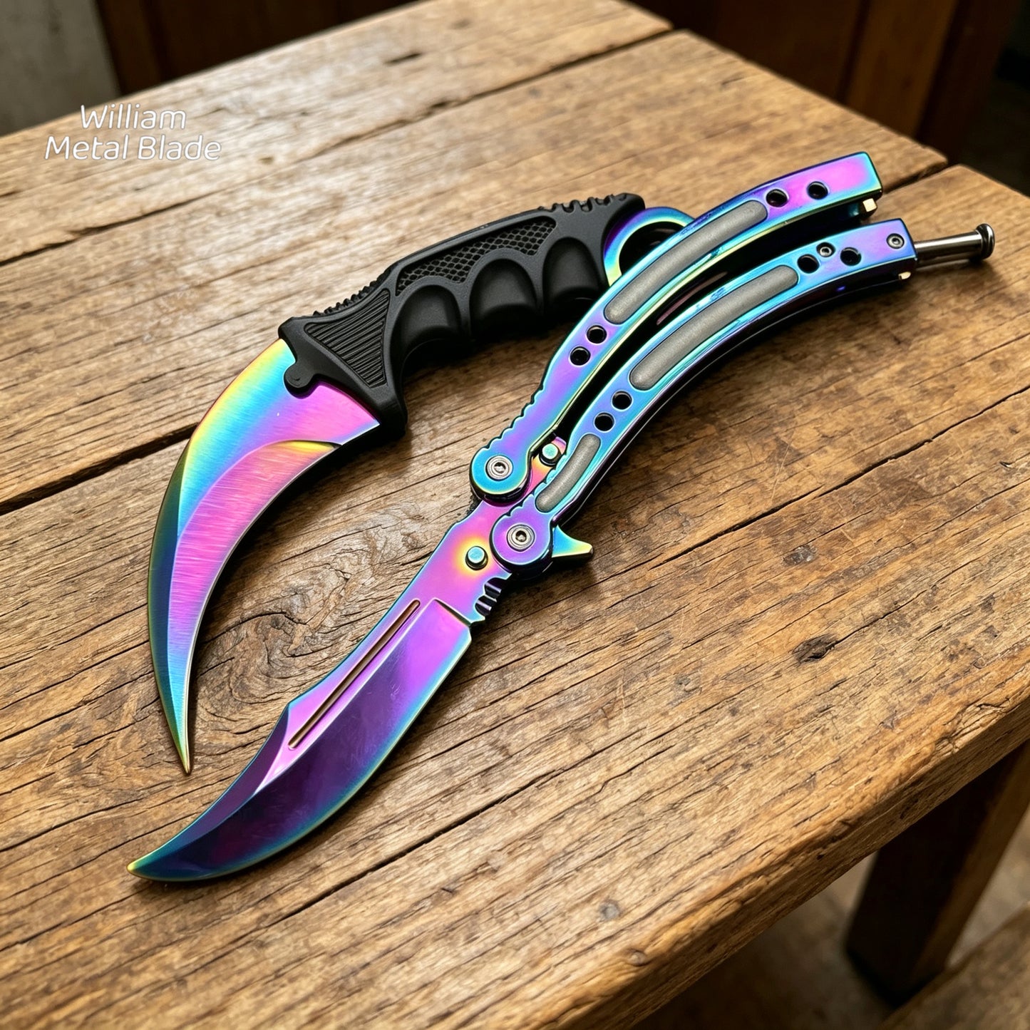12 In 1 CSGO Hot Balisong & Karambit Combination