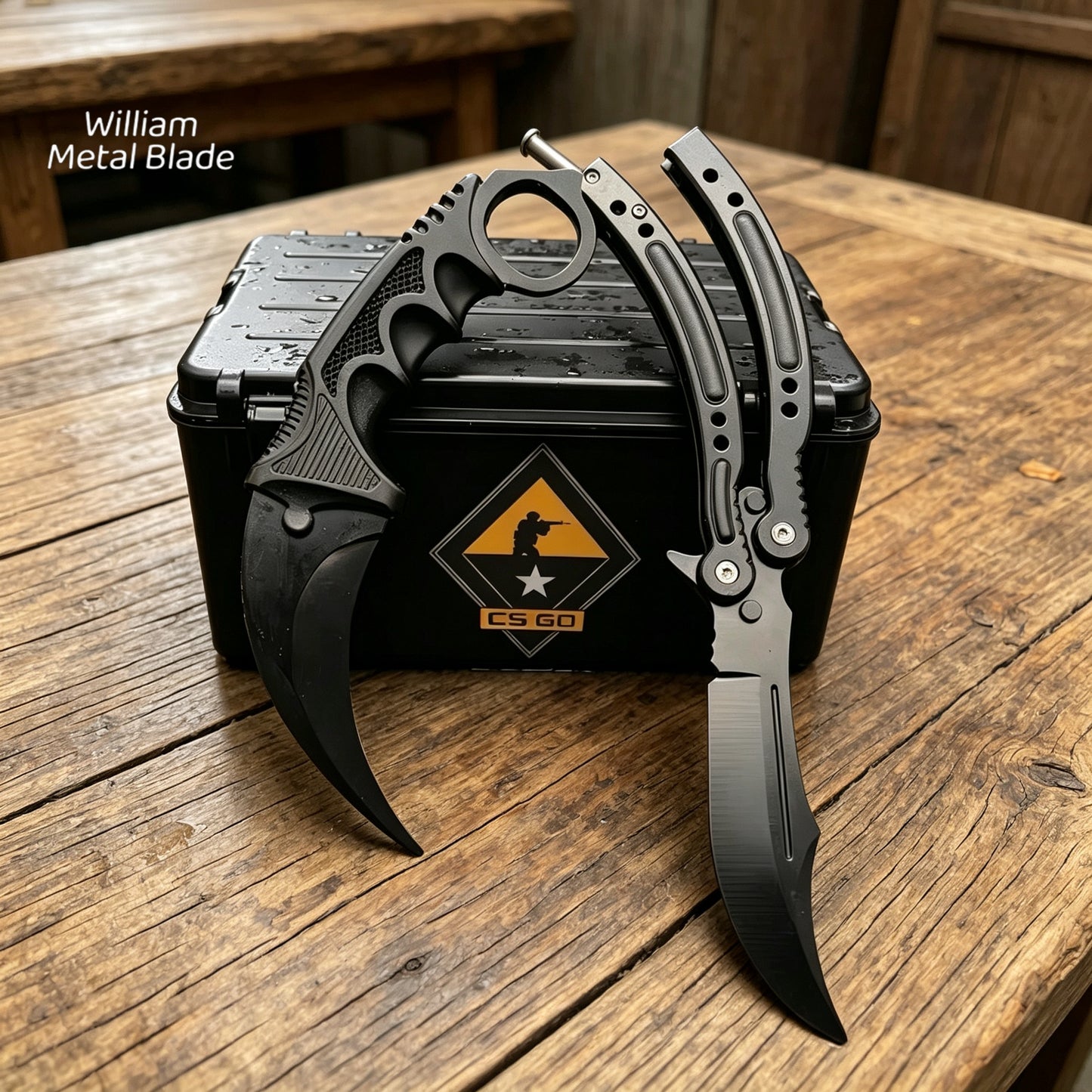12 In 1 CSGO Hot Balisong & Karambit Combination